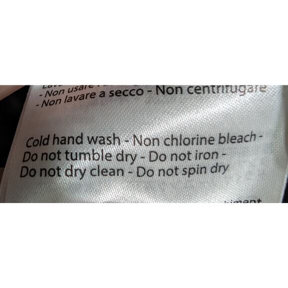 Save The Duck Laila Reversible Faux Fur Puffer Jacket Black Size M - Picture 9 of 9